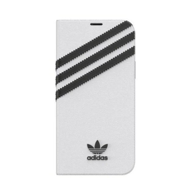 Чохол-книжка Adidas OR Booklet Case PU для iPhone 12 | 12 Pro White Black (42248)