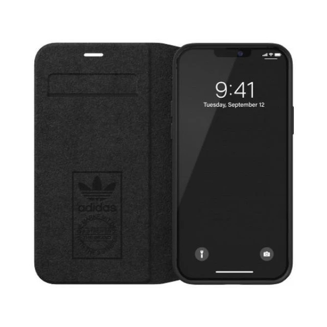 Чохол-книжка Adidas OR Booklet Case PU для iPhone 12 | 12 Pro White Black (42248)