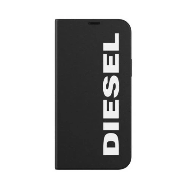 Чохол Diesel Booklet Case Core для iPhone 12 | 12 Pro Black/White (42486)