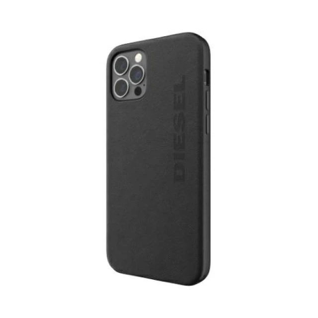 Чохол Diesel Moulded Case Premium Leather Wrap для iPhone 12 Pro Max Black (42517)