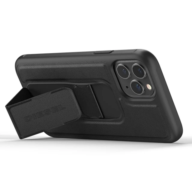 Чохол Diesel Grip Case Leather Look для iPhone 12 | 12 Pro Black (42534)