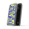 Чохол Diesel Snap Case Clear AOP для iPhone 12 Pro Max Blue/Lime (42565)