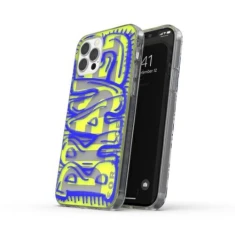 Чохол Diesel Snap Case Clear AOP для iPhone 12 Pro Max Blue/Lime (42565)