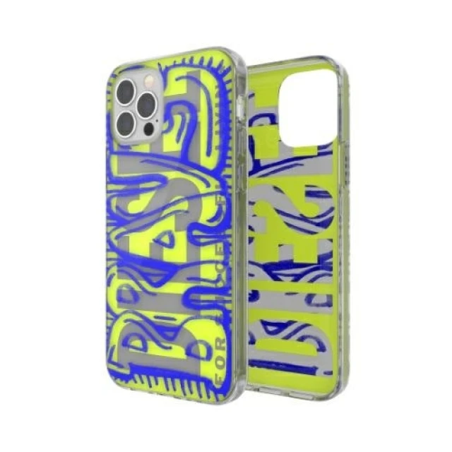Чохол Diesel Snap Case Clear AOP для iPhone 12 Pro Max Blue/Lime (42565)
