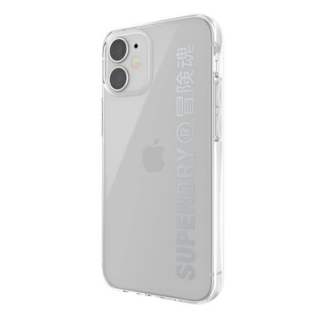 Чехол SuperDry Snap для iPhone 12 mini Clear Silver (8718846085960)