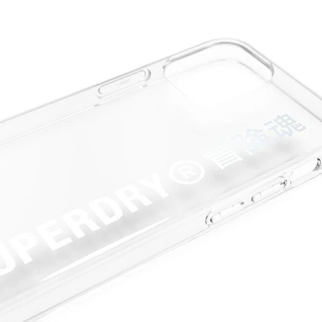 Чехол SuperDry Snap для iPhone 12 mini Clear Silver (8718846085960)