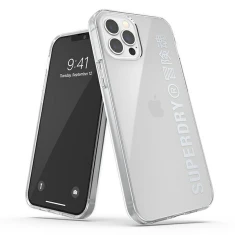 Чохол SuperDry Snap для iPhone 12 | 12 Pro Clear Silver (8718846085977)
