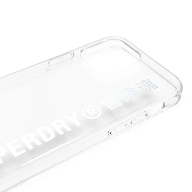 Чохол SuperDry Snap для iPhone 12 | 12 Pro Clear Silver (8718846085977)