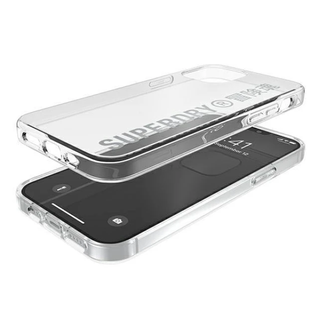 Чохол SuperDry Snap для iPhone 12 | 12 Pro Clear Silver (8718846085977)