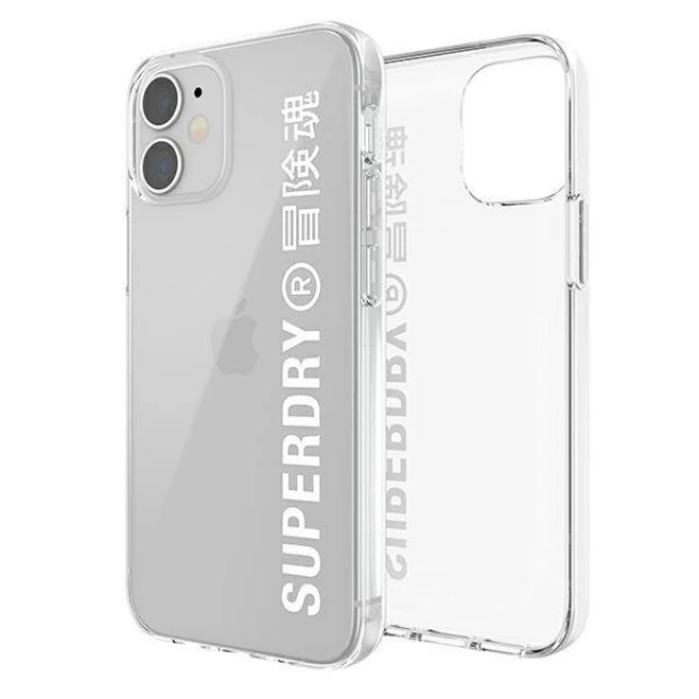 Чохол SuperDry Snap для iPhone 12 mini Clear White (8718846085991)