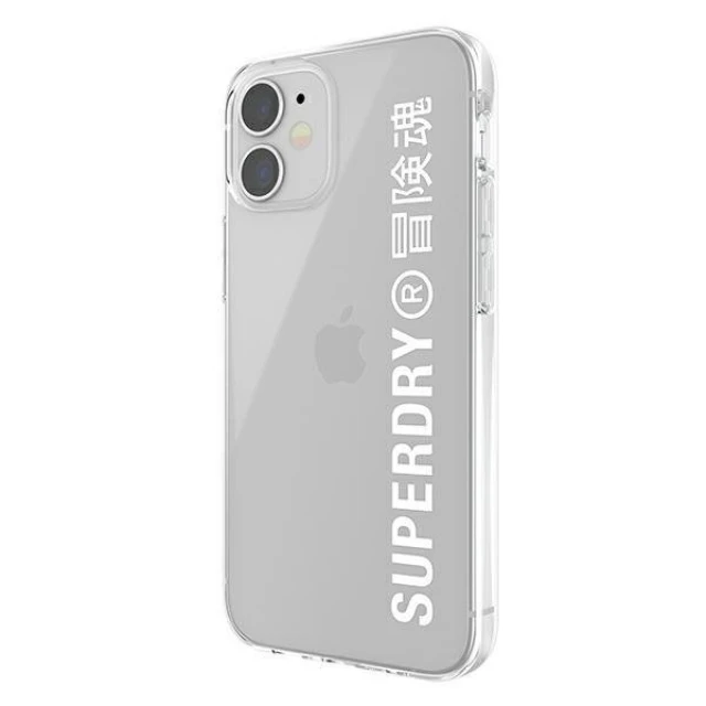 Чохол SuperDry Snap для iPhone 12 mini Clear White (8718846085991)