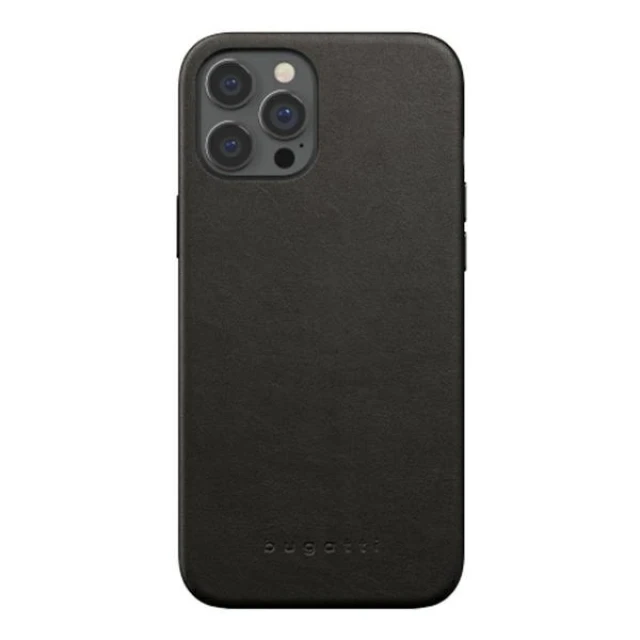 Чохол Bugatti Porto Full Wrap для iPhone 12 Pro Max Black (42646)