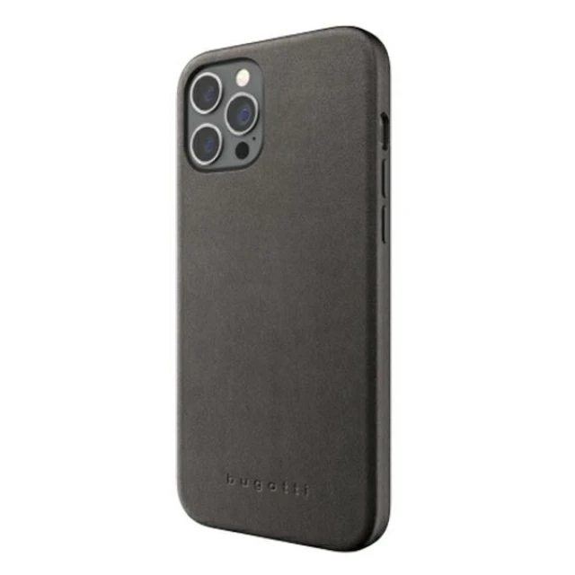 Чохол Bugatti Porto Full Wrap для iPhone 12 Pro Max Black (42646)