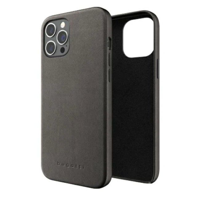 Чохол Bugatti Porto Full Wrap для iPhone 12 Pro Max Black (42646)