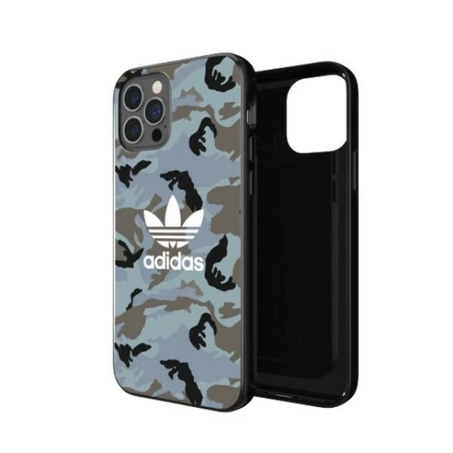 Чохол Adidas OR Snap Case Camo для iPhone 12 | 12 Pro Blue Black (43702)