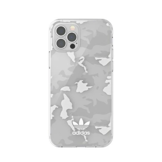 Чохол Adidas OR Snap Case Camo для iPhone 12 | 12 Pro Transparent White (KAT05364-0)