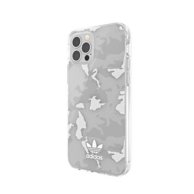 Чохол Adidas OR Snap Case Camo для iPhone 12 | 12 Pro Transparent White (KAT05364-0)