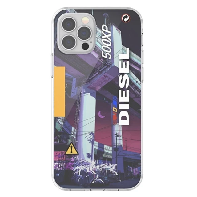 Чохол Diesel Clear Case Mad Dog Jones AOP для iPhone 12 | 12 Pro Colorful (44324)