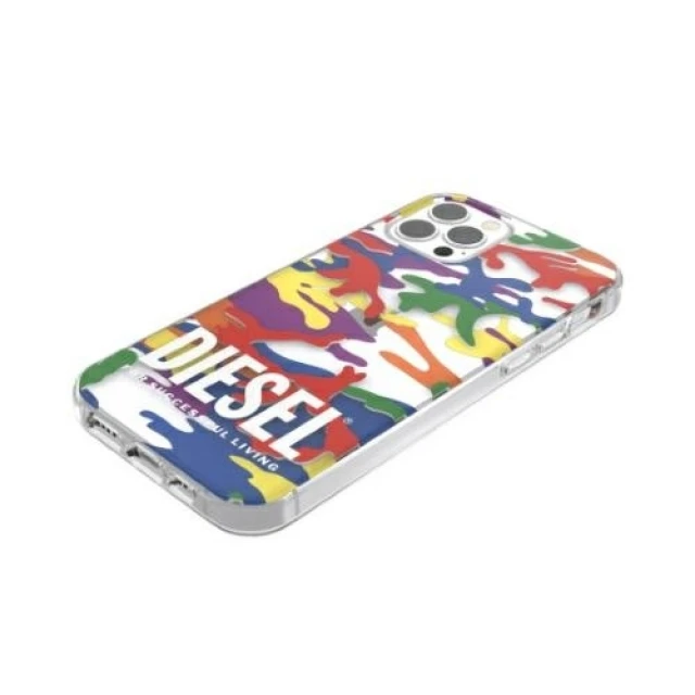 Чохол Diesel Clear Case Pride Camo AOP для iPhone 12 | 12 Pro Colorful (44332)