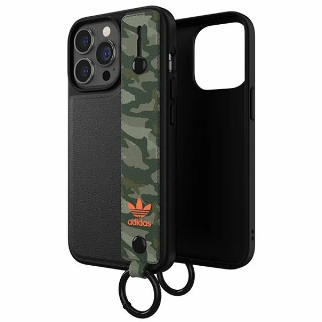 Чохол Adidas OR Hand Strap Case для iPhone 13 | 13 Pro Black Green (47111)