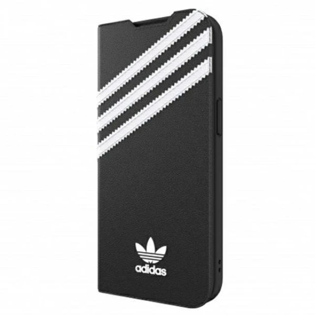 Чохол Adidas OR Booklet PU для iPhone 13 | 13 Pro White Black (8718846095693)