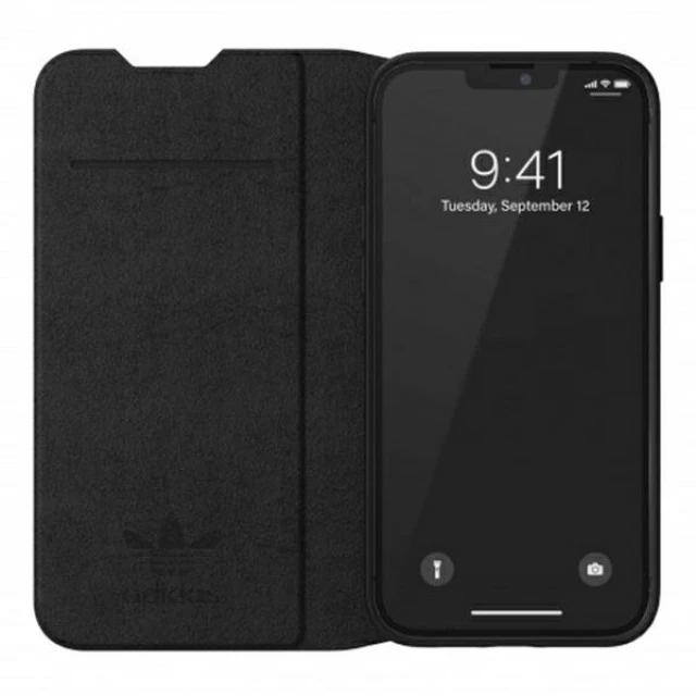 Чехол-книжка Adidas OR Booklet Case Basic для iPhone 13 Pro Max Black White (47127)