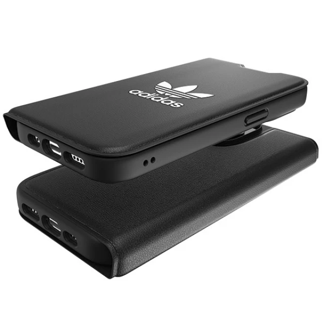 Чехол-книжка Adidas OR Booklet Case Basic для iPhone 14 Pro Black White (50182)