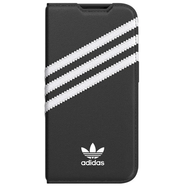 Чохол-книжка Adidas OR Booklet Case PU для iPhone 14 Pro Black White (50196)