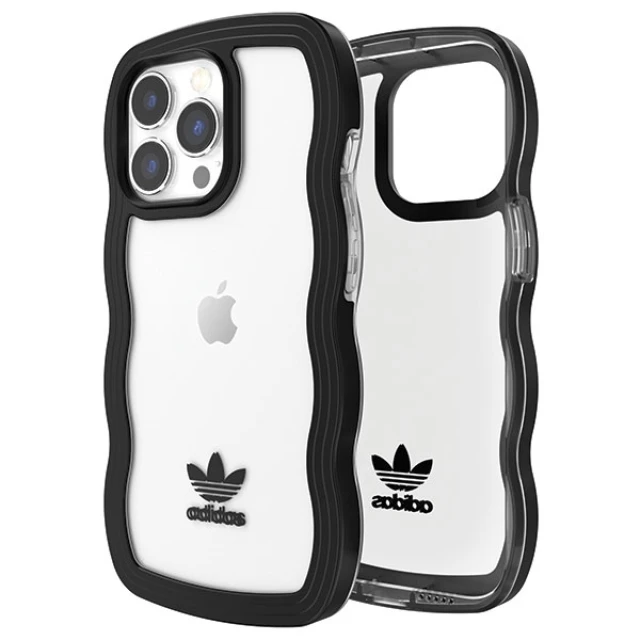 Чохол Adidas OR Wavy Case для iPhone 13 | 13 Pro Black Transparent (51900)