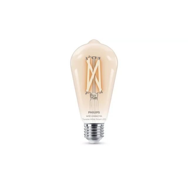 Розумна лампа Philips Smart WFB 60 W ST64 927-65 CL E27 7 Вт Bluetooth Wi-Fi (8719514372245)