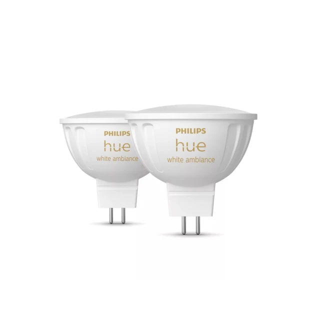 Лампа Philips Hue 12V MR16 GU5.3 5,1 Вт 2000-6500K 2 шт (8719514491588)