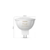 Лампа Philips Hue 12V MR16 GU5.3 5,1 Вт 2000-6500K 2 шт (8719514491588)