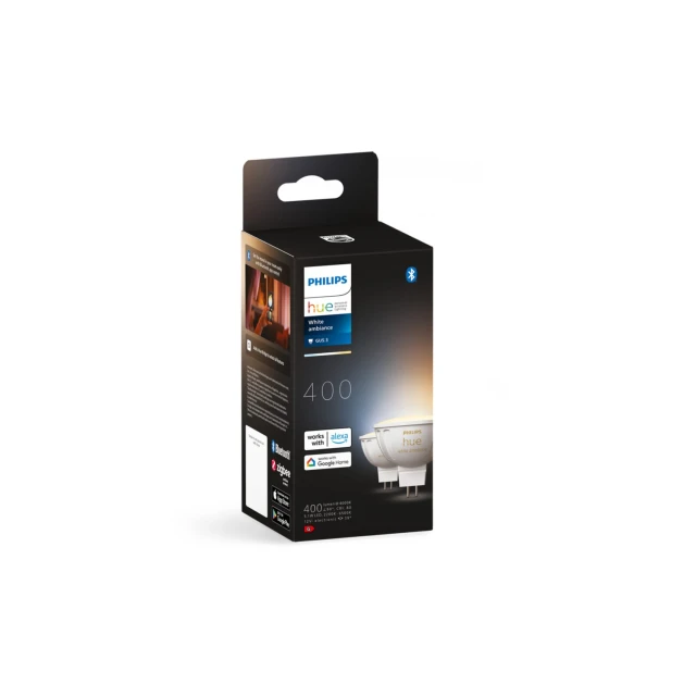 Лампа Philips Hue 12V MR16 GU5.3 5,1 Вт 2000-6500K 2 шт (8719514491588)