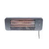 Інфрачервоний обігрівач Sunred Lugo Quartz Wall LUG-2000W настінний 2000 Вт IP24 Grey (8719956290688)
