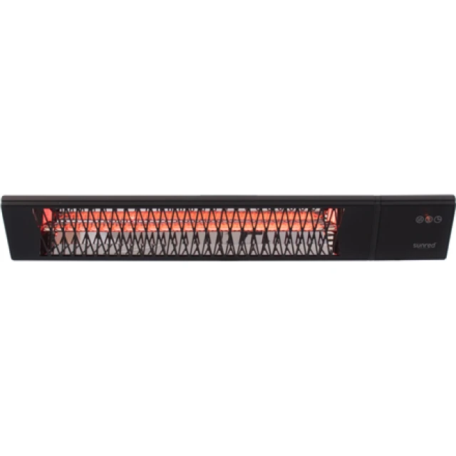 Інфрачервоний обігрівач Sunred PRO25W-SMART Triangle Dark Smart Wall 2500 Вт Black (8719956292224)