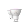 Лампа Philips Hue White and Colour Ambiance GU10 4.2 Вт 2 шт (8720169229815)