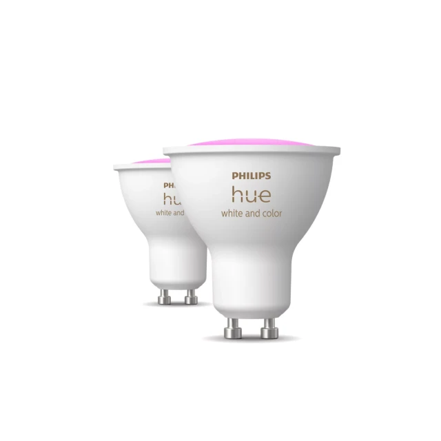 Лампа Philips Hue White and Colour Ambiance GU10 4.2 Вт 2 шт (8720169229815)