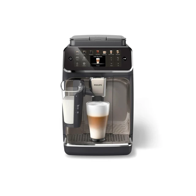 Кавомашина автоматична Philips 4400 Series EP4449/70 15 bar 1500 Вт Black (8720389032196)