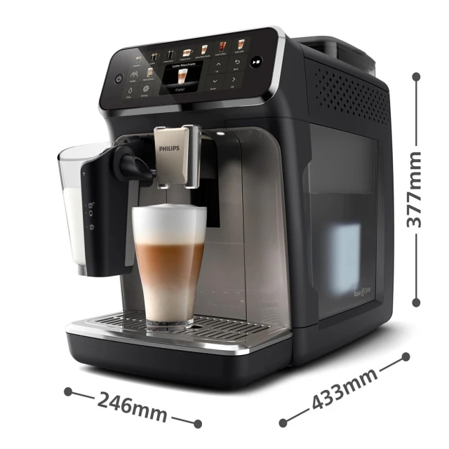 Кавомашина автоматична Philips Series 5500 LatteGo EP5549/70 15 bar Black (8720389032271)