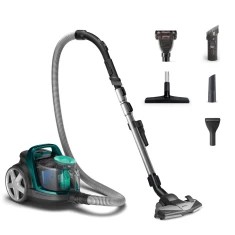 Philips | PowerPro Active FC9556/09 | Odkurzacz | Bezworkowy | Moc 750 W | Pojemność 1,5 L | Niebieski