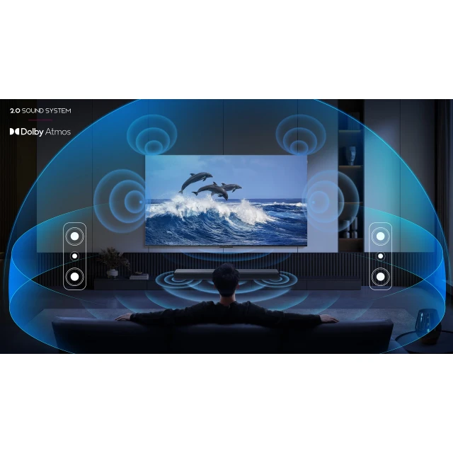 Саундбар TCL S45HE 2.0 100 Вт Bluetooth 5.2 Dolby Atmos Titanium (8720568106021)
