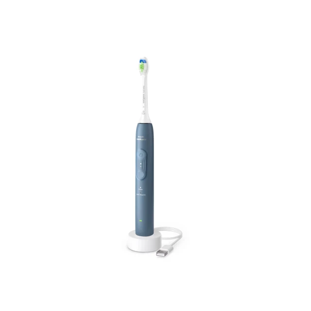 Електрична зубна щітка Philips Sonicare 4100 HX4041/48 4 режими Marine Blue (8720689043557)