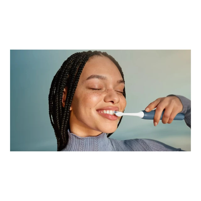 Електрична зубна щітка Philips Sonicare 4100 HX4041/48 4 режими Marine Blue (8720689043557)
