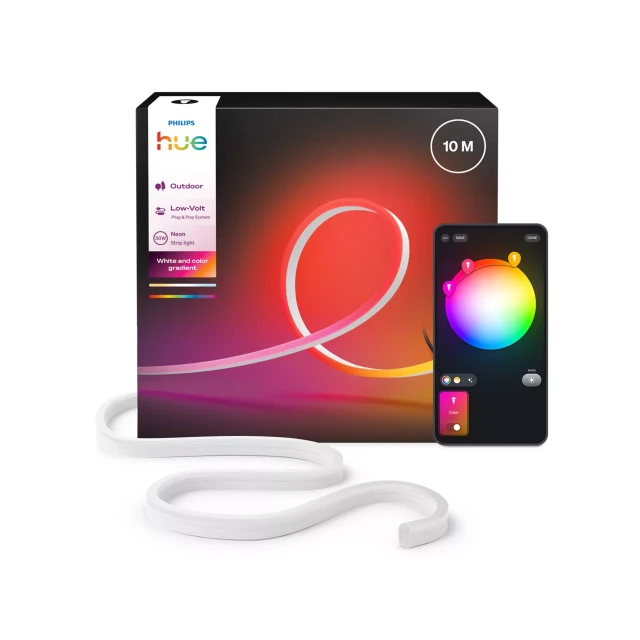 Світлодіодна стрічка Philips Hue Neon зовнішня 10 м (8721103088857)