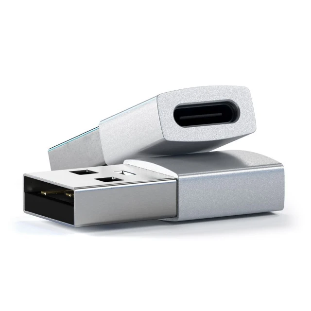 Адаптер USB A/USB C Satechi ST-TAUCS Silver (879961008093)
