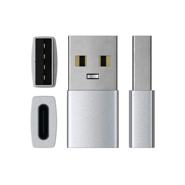 Адаптер USB A/USB C Satechi ST-TAUCS Silver (879961008093)