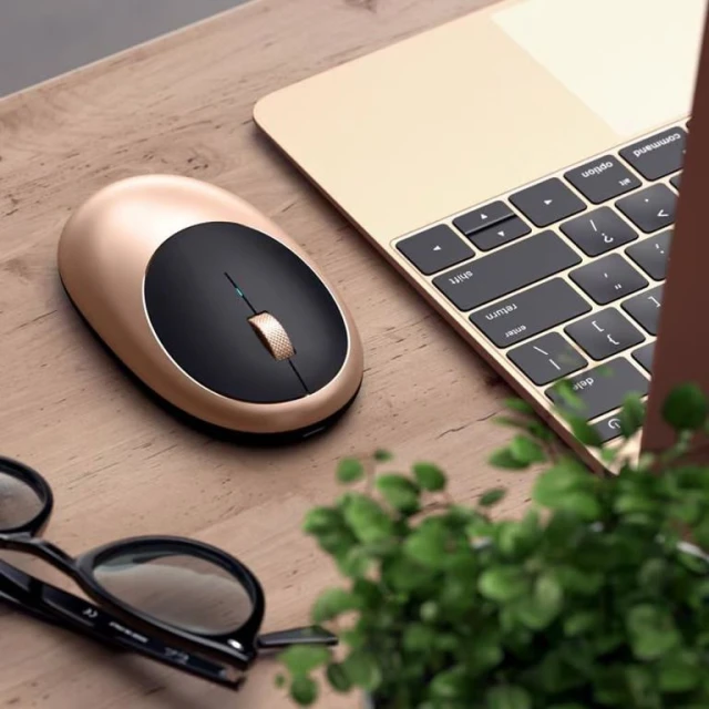 Мишка бездротова Satechi M1 1200 dpi Bluetooth Gold (879961008291)