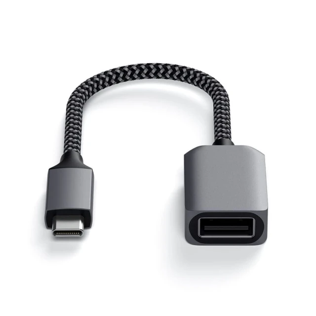 Адаптер USB C до USB A Satechi ST-UCATCM Grey (879961008857)