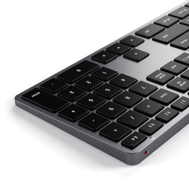 Клавіатура бездротова QWERTY Satechi Slim X3 ST-BTSX3M Grey (879961009052)