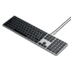 Дротова клавіатура Satechi Slim W3 Wired USB-C QWERTY Grey (879961009083)